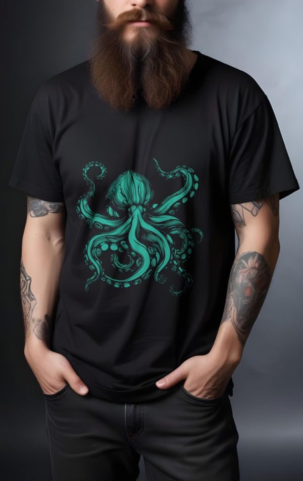T-shirt Chtulhu Vert