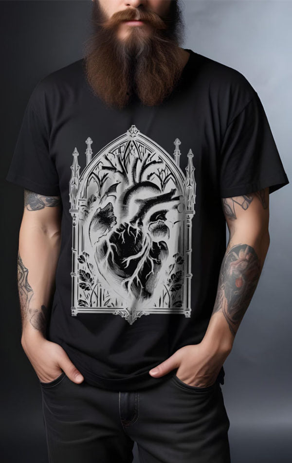 T-shirt sanctuaire coeur anatomique