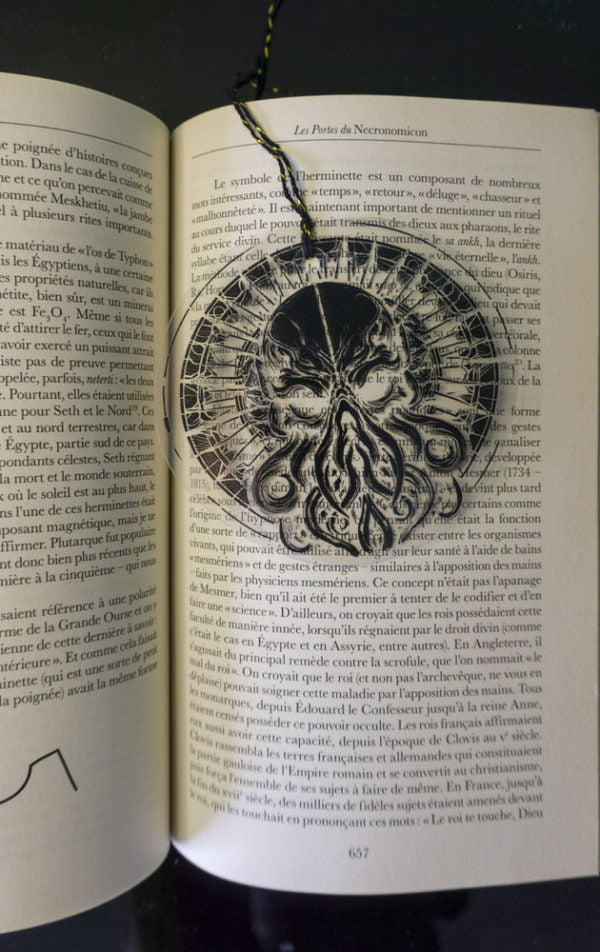 Marque Page Vitrail Cthulhu