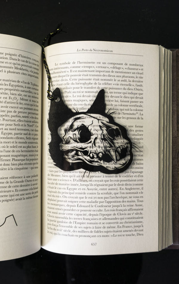 Marque Page Chat crane
