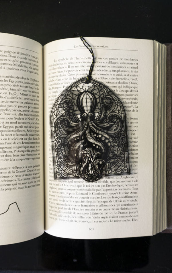 Marque Page Vitrail Cthulhu Conique